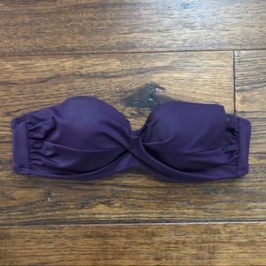 Plum Victoria’s Secret bandeau bikini top 34b